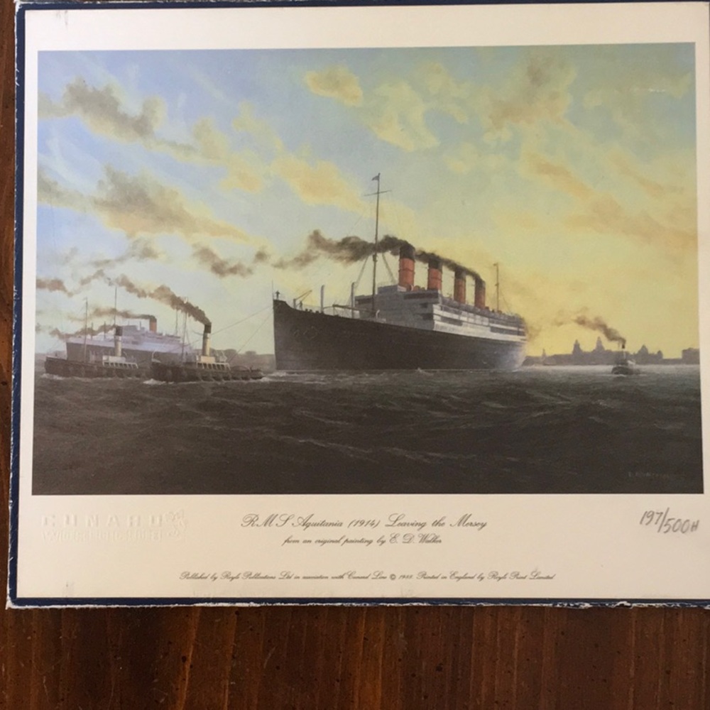 Limited Edition celebrating Cunard Line’s History.